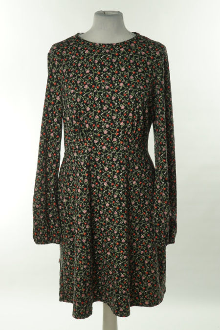 Sukienka czarna w kwiatki