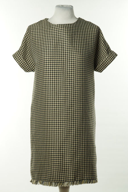 Sukienka kolorowa w pepitkę