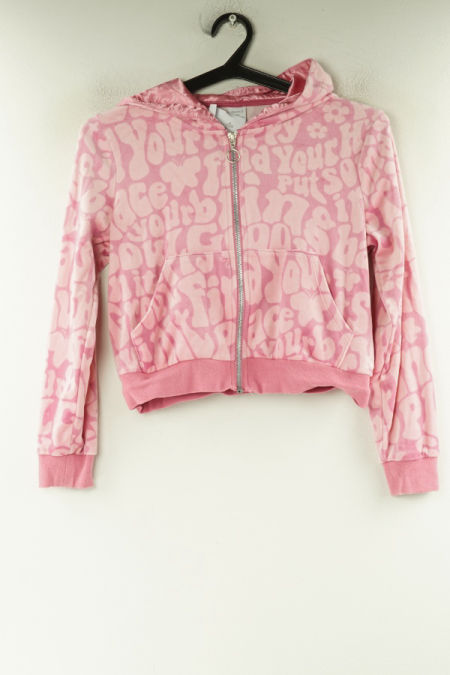 Bluza różowa wzorzysta