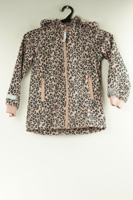 Kurtka różowa w cętki