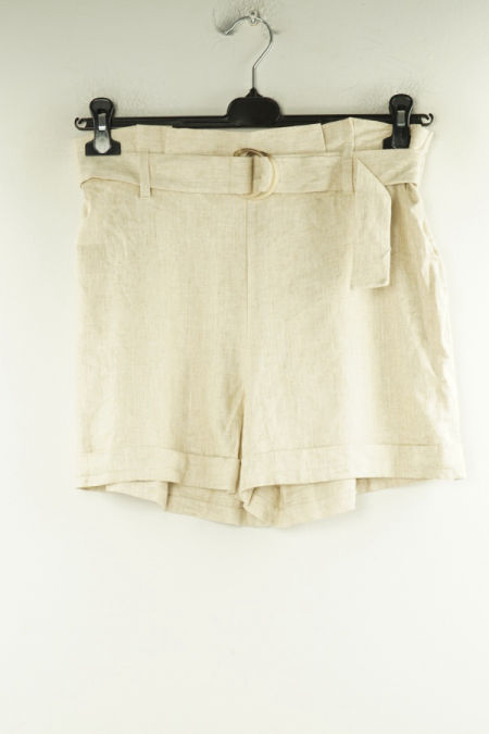 Krótkie spodenki beżowe materiałowe, PRIMARK