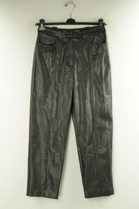 Spodnie czarne ekoskóra