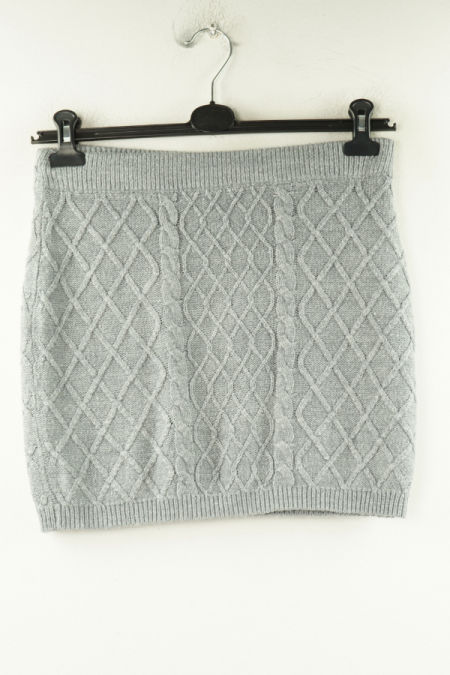 Spódnica szara sweterkowa
