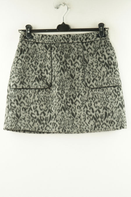 Spódnica szara w cętki