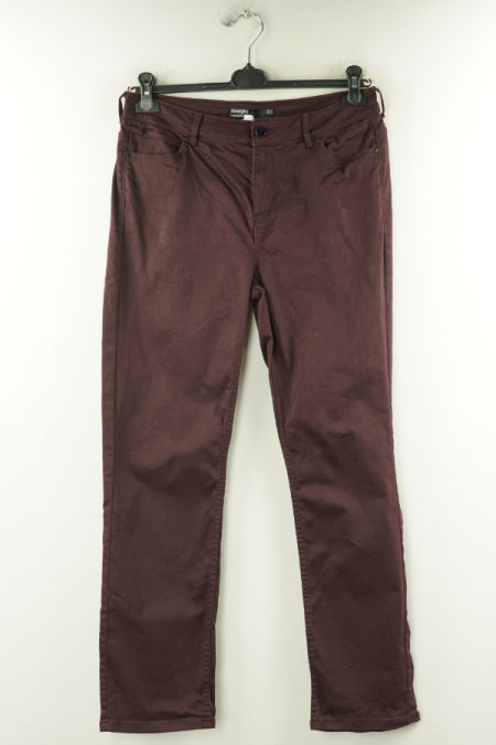 Spodnie bordowe jeansowe