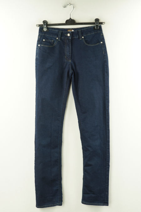 Spodnie granatowe jeansowe