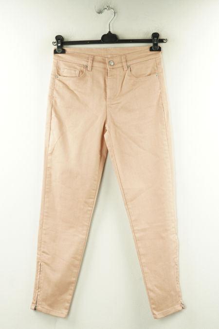Spodnie różowe jeansowe