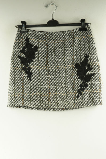 Spódnica biało-czarna