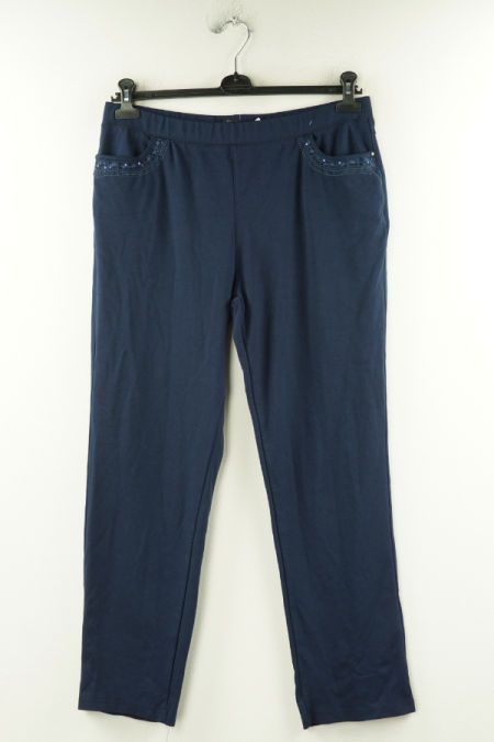 Spodnie granatowe jeasnowe z cekinami