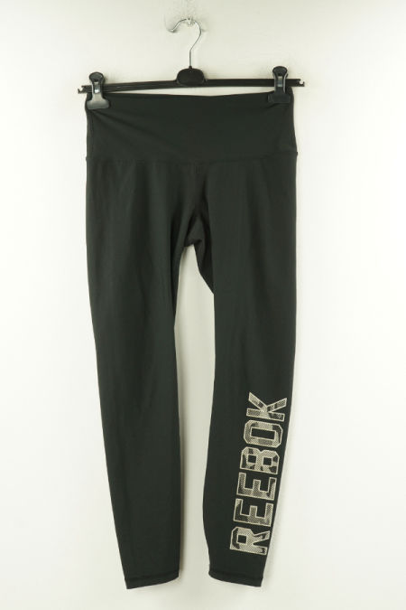 Legginsy czarne z napisem