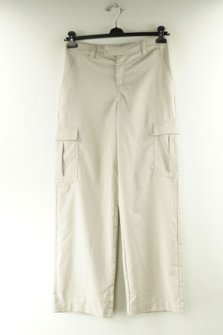 Spodnie materiałowe szare z kieszeniami