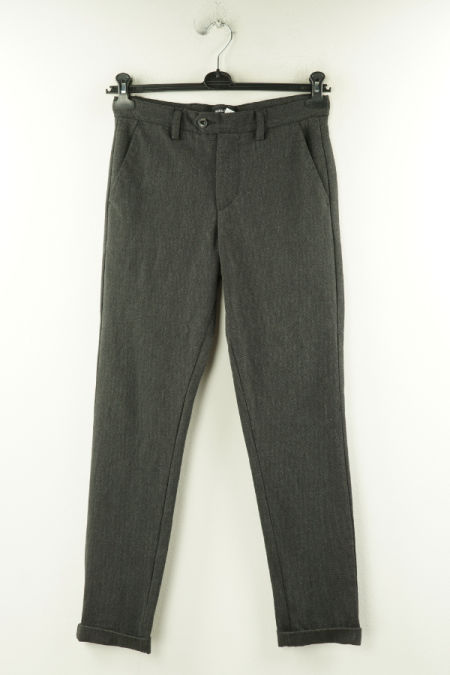 Spodnie szare garniturowe