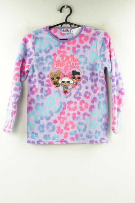 Polar różowy w kolorowe cętki