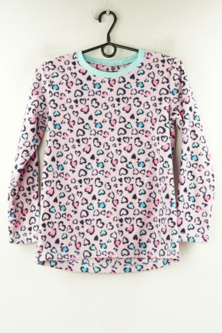 Polar różowy w serca