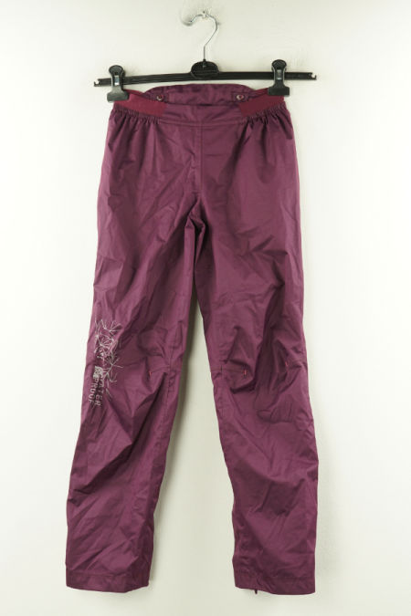 Spodnie przeciwdeszczowe bordowe
