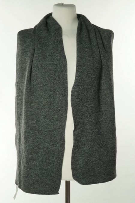 Szal grafitowy melanż
