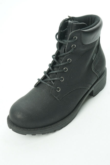 Botki czarne wiązane